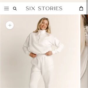 Six Stories Women's White Jacket